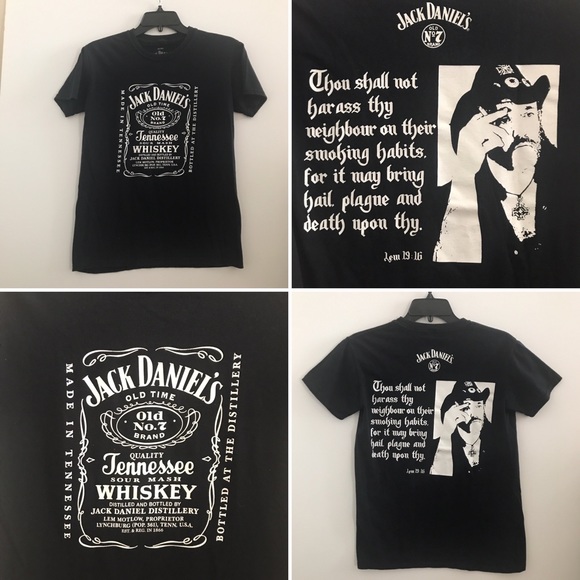 SUPER RARE - LEMMY Jack Daniels Collectible T-shirt - Picture 1 of 6